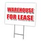 Signmission Warehouse For Lease Yard & Stake outdoor plastic coroplast window, C-1824-DS-Warehouse For Lease C-1824-DS-Warehouse For Lease - alternate 1